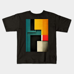 Bauhaus Style Illustration Inspired by Architecture Kids T-Shirt